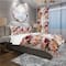 Designart 'Floral Pattern with Roses and Lily' Modern & Contemporary Bedding Set - Duvet Cover & Shams